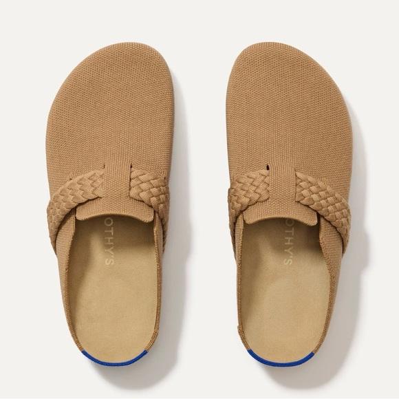 Rothy's Shoes - Rothy's Braided-Knit Mules - butternut size 9